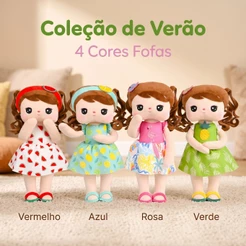 Super macio metoo vestido Floral boneca de pelúcia crianças presente Coax dormir boneca