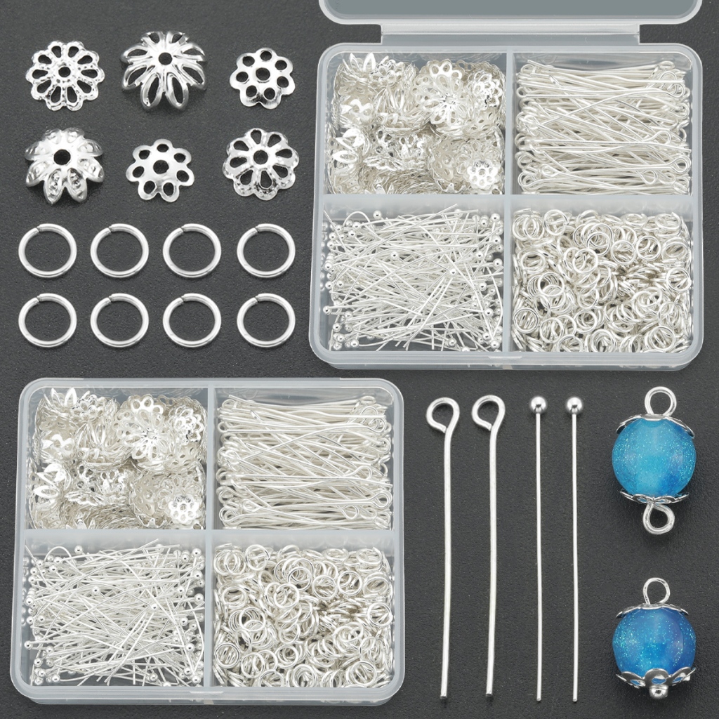 Conjunto De Acessórios Para Fabricação De Joias DIY 150/300 Peças-Adequado Brincos , Pingentes , Colares , Pulseiras E C — imagem 2 de 2