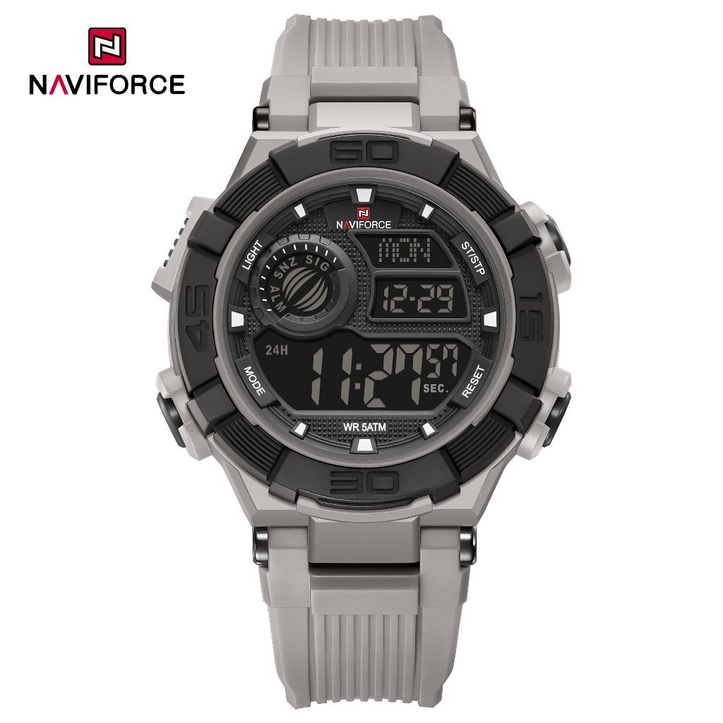 NAVIFORCE 7131 Relógio Eletrônico Multifuncional Digital 5ATM À Prova D'água Par