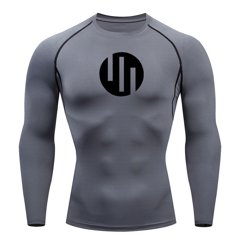 Camisa De Manga Comprida De Compressão Viltrum Camiseta Esportiva Masculina De Secagem Rápida Invencível