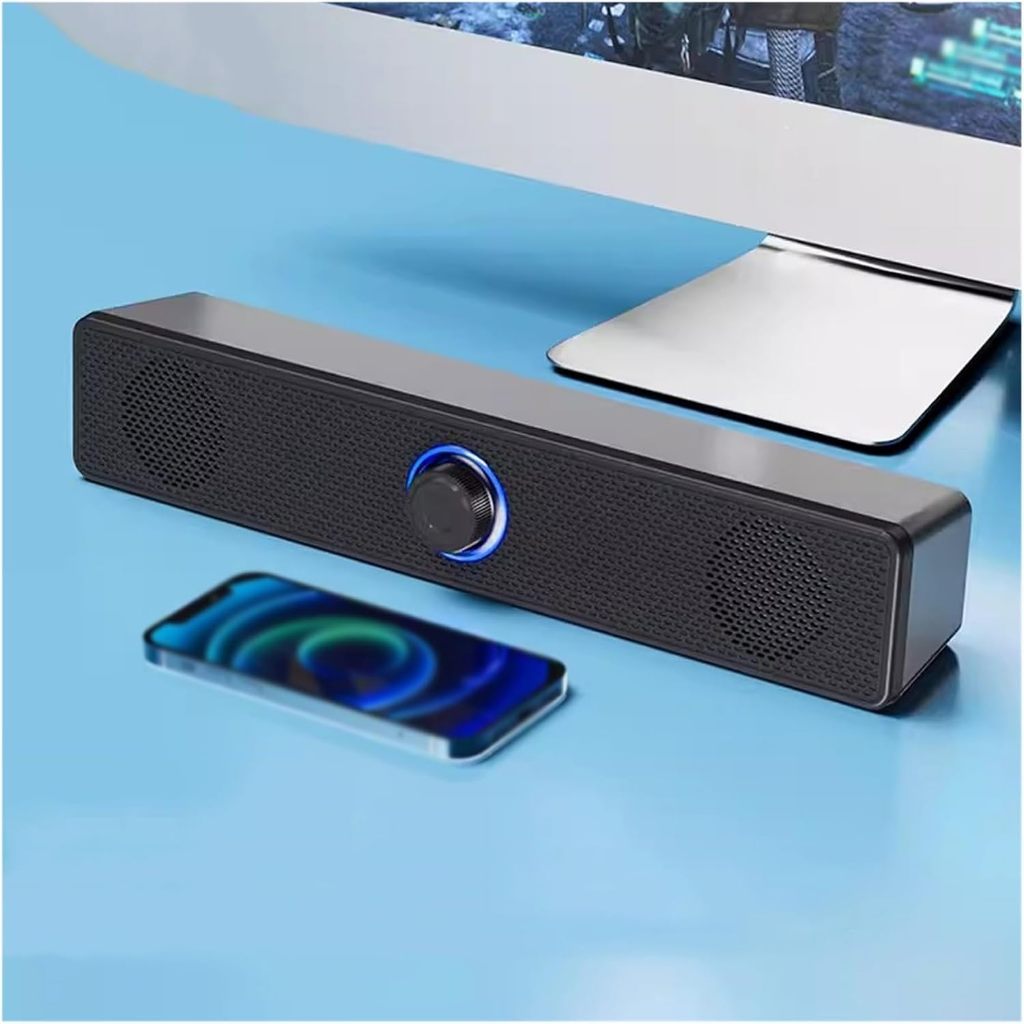Barra De Som Para Pc , Com Fio E Sem , Bluetooth , Alimentado Por USB , TV , Laptop , Jogos , Home Theater , Sistema De 