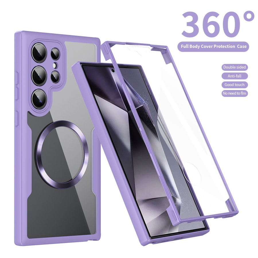 360° Proteção Magnética Capa Capinha Para Samsung Galaxy S26 Ultra S25 S24 S23 P