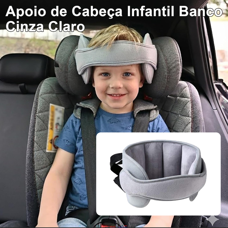 Apoio de Cabeça Infantil Conforto para Cadeirinha e Banco