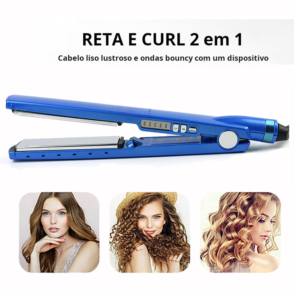 Chapinha Prancha Progressiva Profissional , 110-220V Visor Digital【Envio hoje】