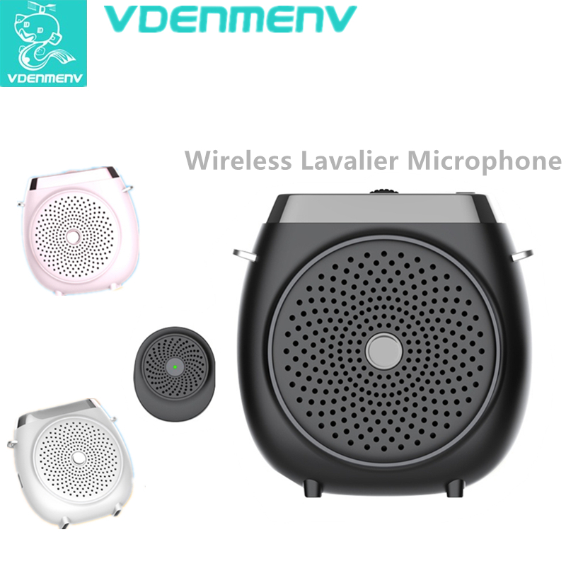 Amplificador De Microfone De Lapela Sem Fio AntiHowling Bluetooth Professor Portátil Magnético