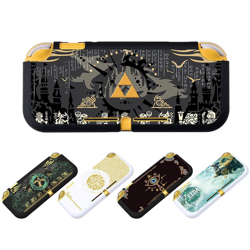 Capa De Silicona Flexível Para Nintendo Switch Lite Consola De Jogos Skin Shell Zelda Tema Protetora Case Acessórios