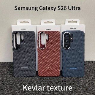 S26 Ultra Original Kevlar Fibra De Carbono Cixi Carregamento Sem Fio Proteção Lente Metal Caso Do Telefone Para Samsung 
