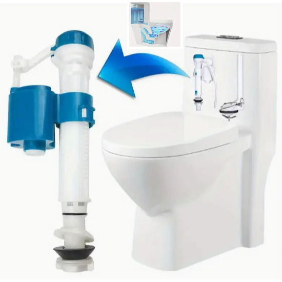 kit completo mecanismo universal reparo caixa descarga acoplada acionamento superior banheiro