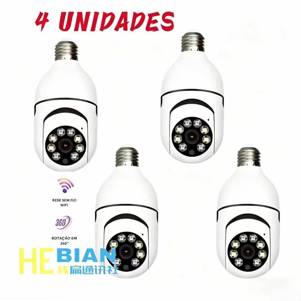 Câmera De Segurança dome Panorâmica Interna WiFi Doméstica Sem Fio , Direta Da Fábrica , Em Estoque