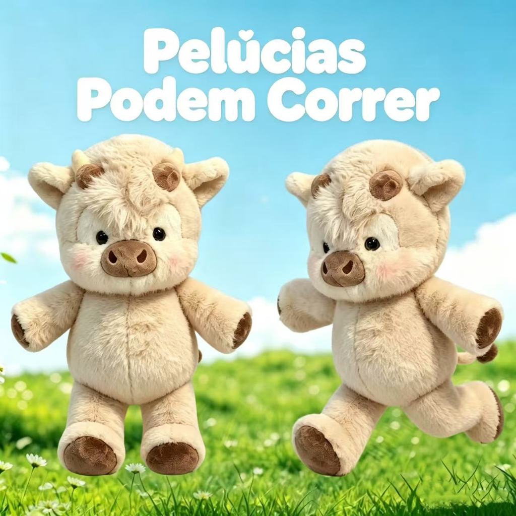 40cm Pelúcia Boi das Boi Highland Material Super Macio Antialérgico Presente Infantil