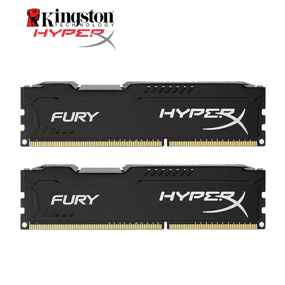 Kingston HyperX Fury DDR3 RAM 16 Gb kit (2x 8 Gb) DDR3 1333Mhz 1600Mhz 1866Mhz Memória De Mesa Preta