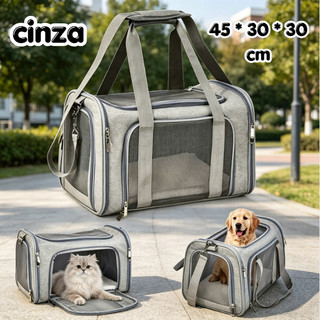 Bolsa de transporte para cães e gatos Mochila Mala de viagem para avião