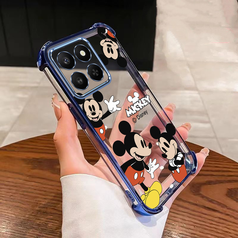 Capa De Telefone À Prova De Choque Para Motorola MOTO G17 Dos Desenhos Animados Mickey Mouse Silicone Almofada De Ar Cas