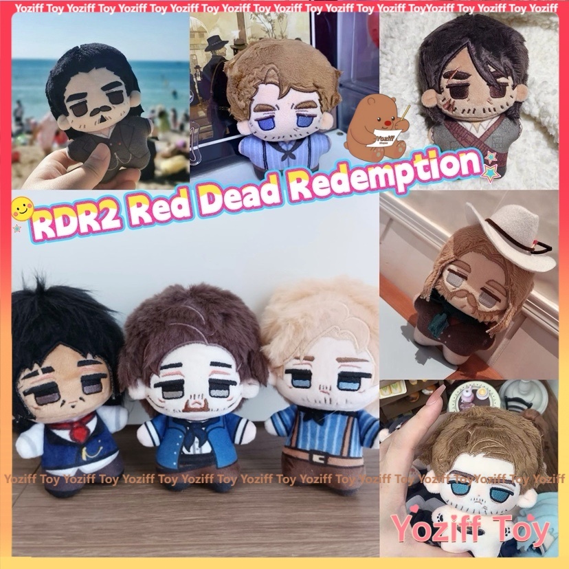 10cm Jogo RDR2 Red Dead Redemption 2 Arthur Morgan Boneca De Pelúcia , Chaveiro Cosplay Pingente Ornamento Acessórios Am