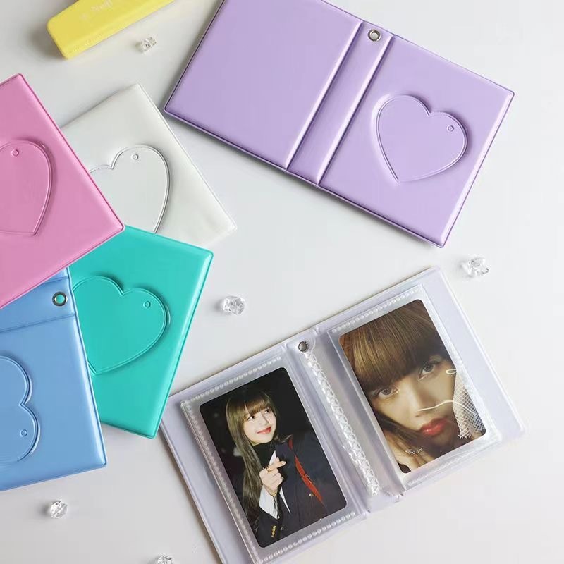 One-grid 3-inch card album, small card collection album, postcard selfie card, idol small card collection album