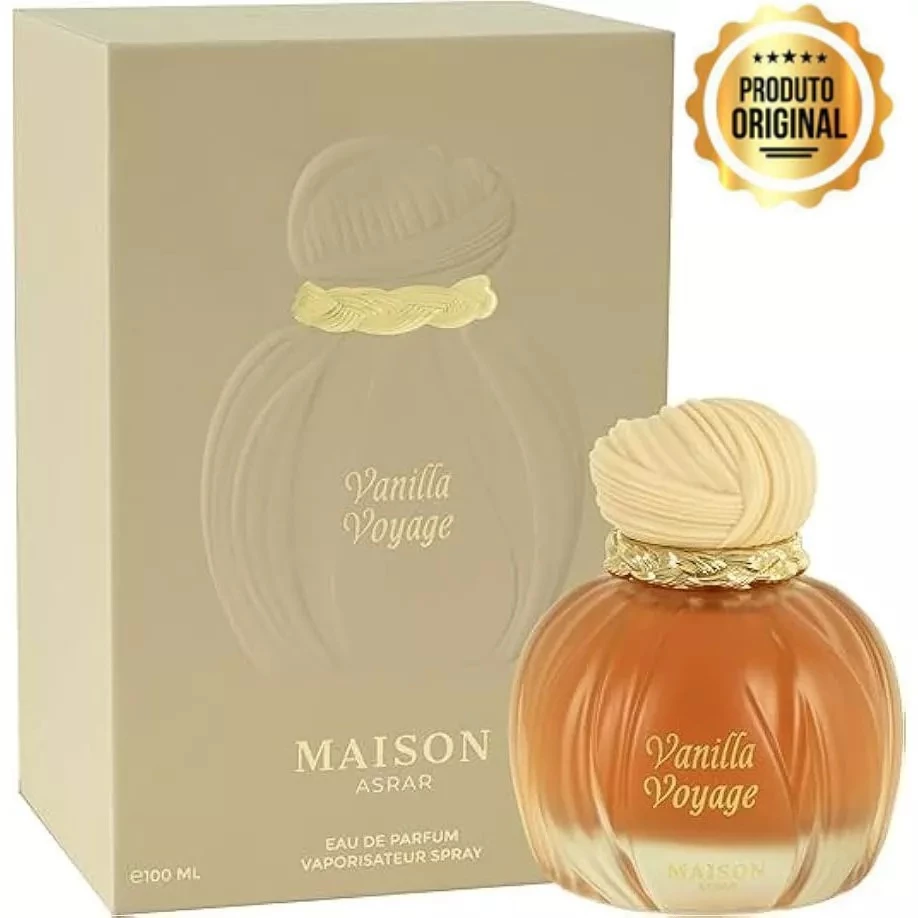 perfume Para Maison ASRAR Vanilla Voyage eau de parfum Feminino perfume 100ml Original 100% — imagem 1