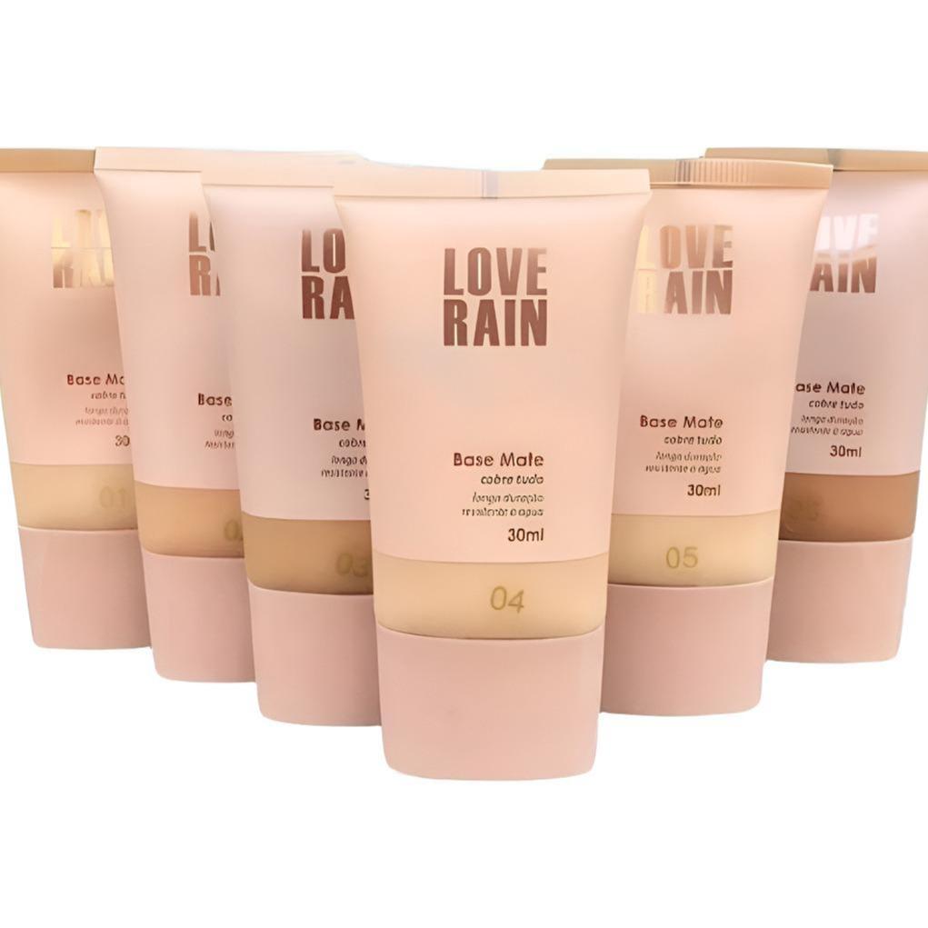 Lové Rain Original Magic Base Bastão Matte Alta Cobertura Resistente Acabamento Natural E Uniforme BB Cream Do Rosa Cont