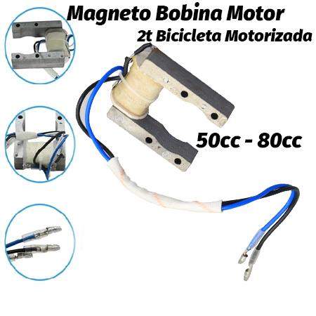 Magneto Bobina Motor 2t Bicicleta Motorizada 50cc - 80cc