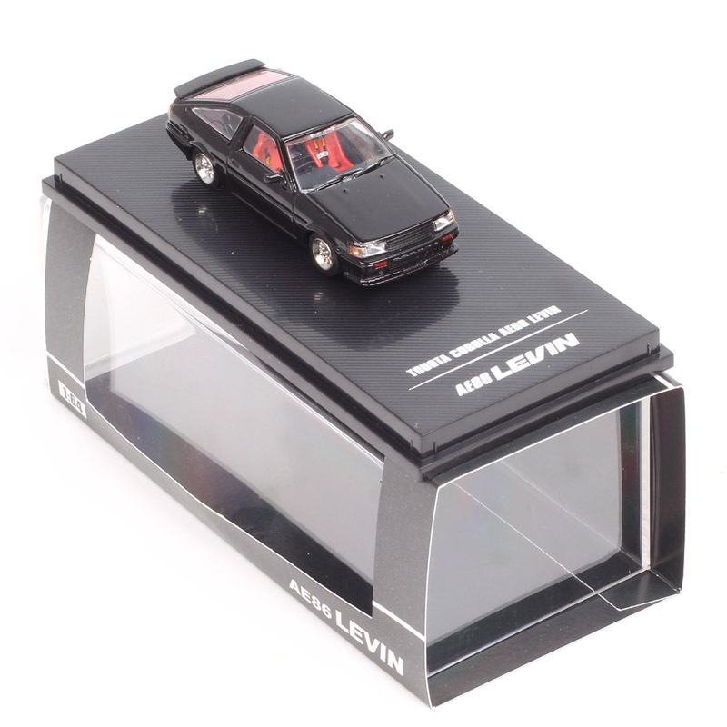 MX Hobby Pequena Escala 1/64 Toyota Corolla Levin AE86 Carro Esportivo Diecasts E Veículos De Brinquedo Réplicas De Caix