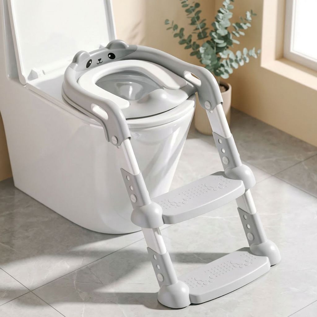 Redutor De Penico/Assento Sanitário Infantil Com Banco-Potty Para Meninos E Meninas