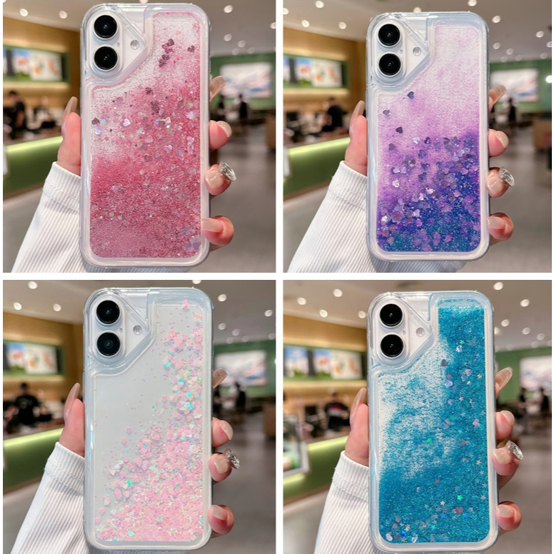 Capa Com Glitter Líquido Para Samsung Galaxy A21S A31 A73 5G A72 A57 A56 A55 A54 A53 A52 A50 A37 A36 A35 A34 A33 A32 4G 