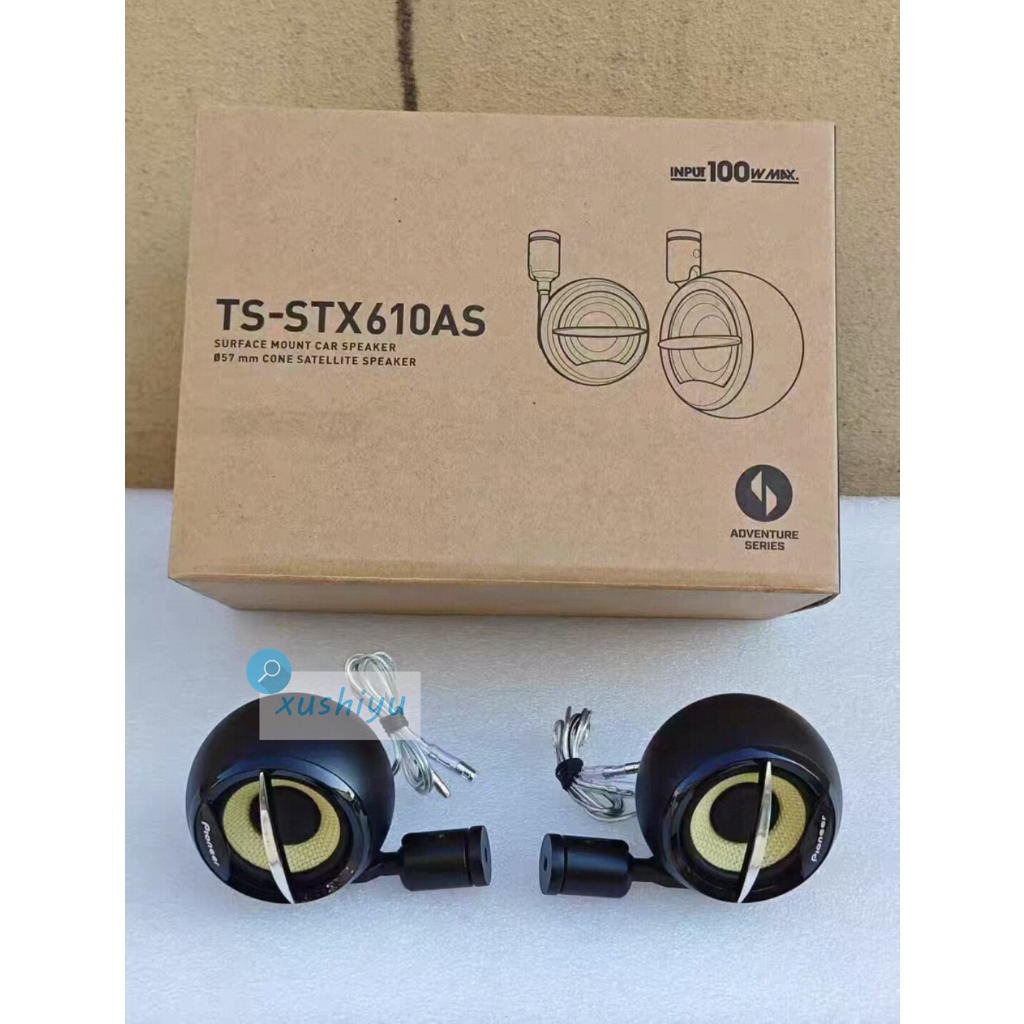 Pioneer TS-STX610AS Buzina de satélite para carro Alto-falante de tom médio para carro Alto-falante central de áudio par
