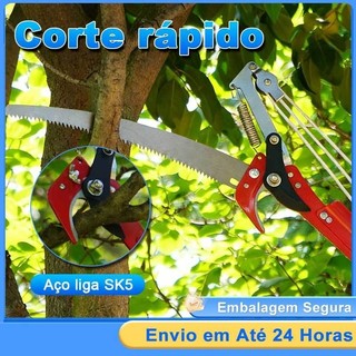 Serrote Podador Profissional De Galho Alto 2 Em 1 Poda Com Serrote Podador de Galhos Excluindo o mastro telescópico
