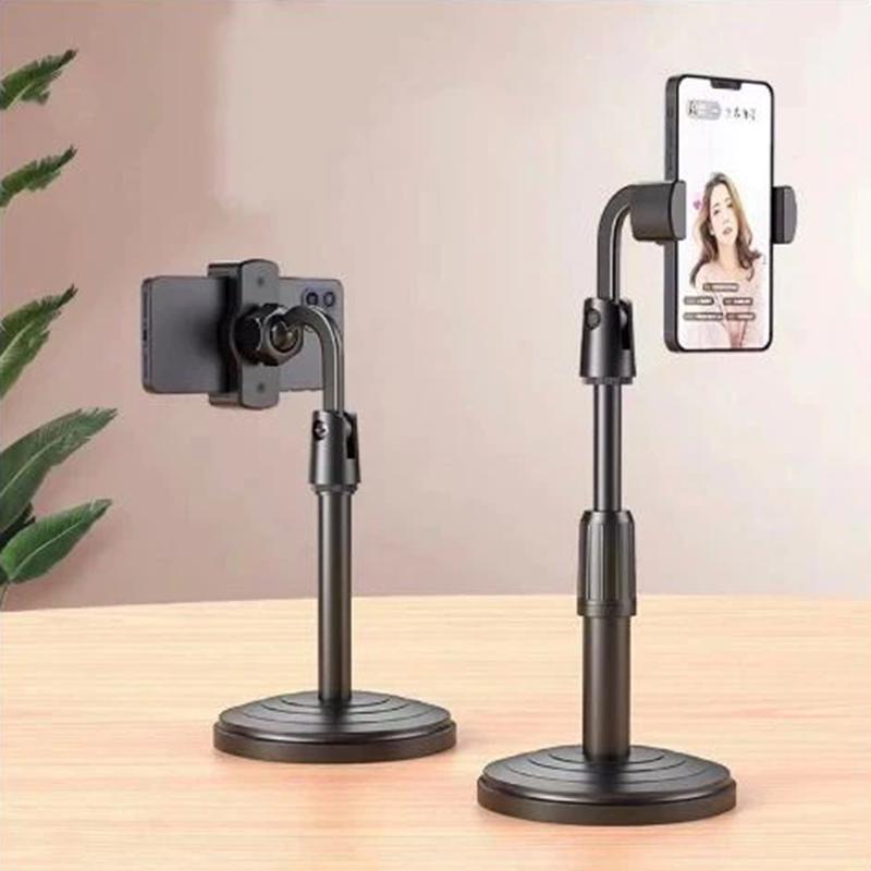 Cell Phone Stand Tripod for Desk Ideal for Video Recording Adjustable 360°