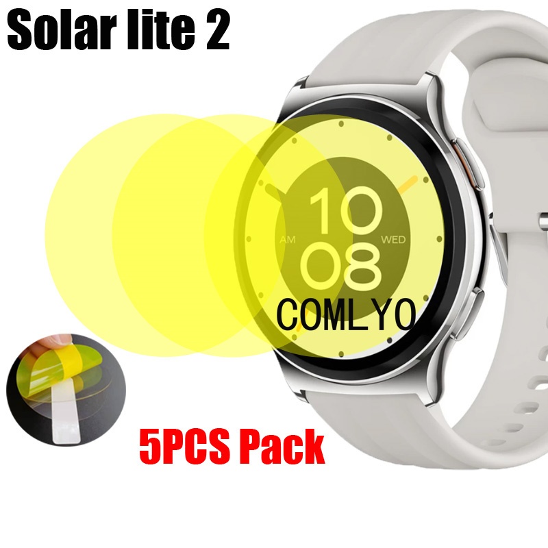 Para Haylou Solar Lite 2 Protetor De Tela De Smartwatch Relógio Inteligente Capa Ultrafina HD TPU Filme