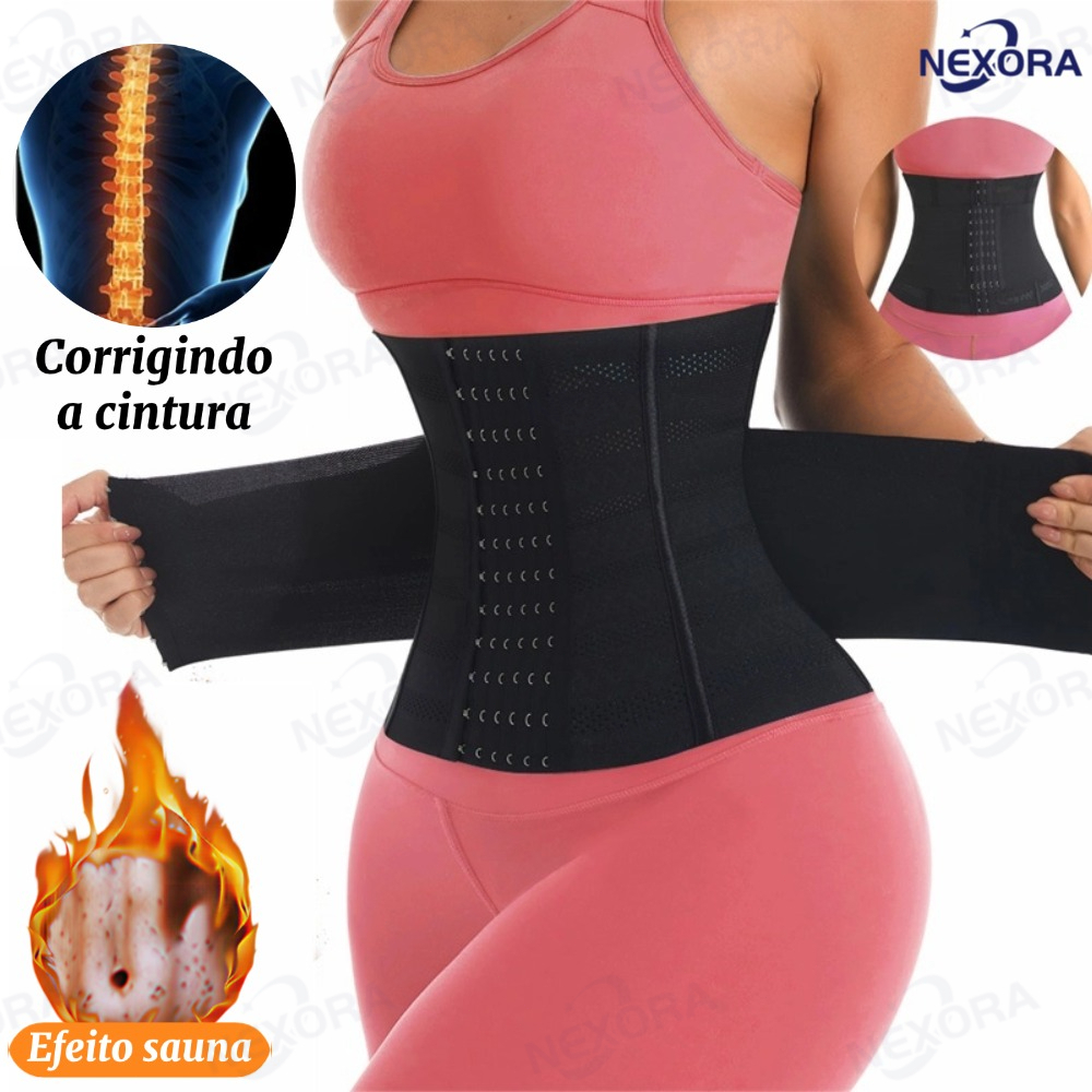 Espartilho Modelador De Cintura Desossado Em Aço – Ampulheta Extrema Para Mulheres De Emagrecimento Desossado