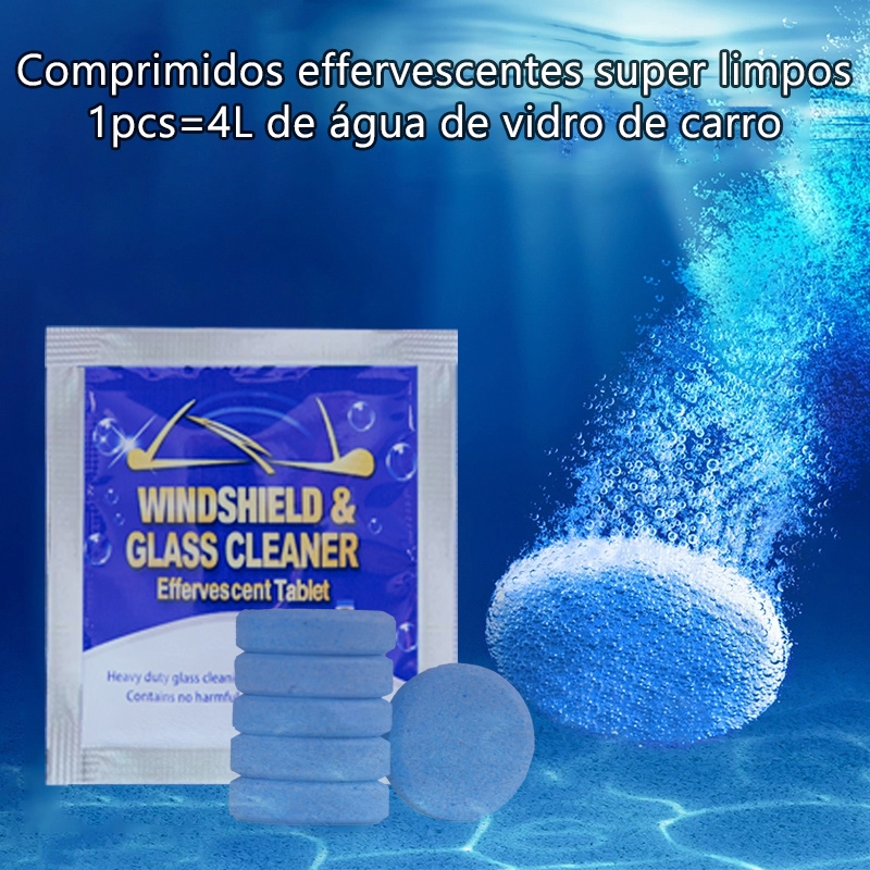 30 peças pacote de vidro do carro água concentrado comprimidos efervescentes poderoso descontaminação limpador limpeza s