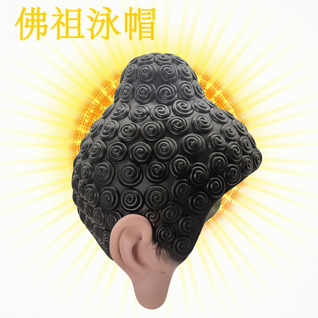 Máscara De Buda Látex Capa De Cabeça Completa-Acessório De Fantasia De Cosplay Engraçado Para Festa Brincadeira Adereços