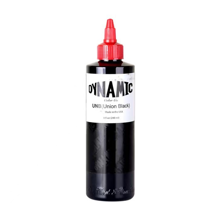 Tinta para Tatuagem Profissional 8oz - Tinta para Tatuagem de Bloqueio de Luz - Pigmentos de Tom Preto Escuro e Negrito