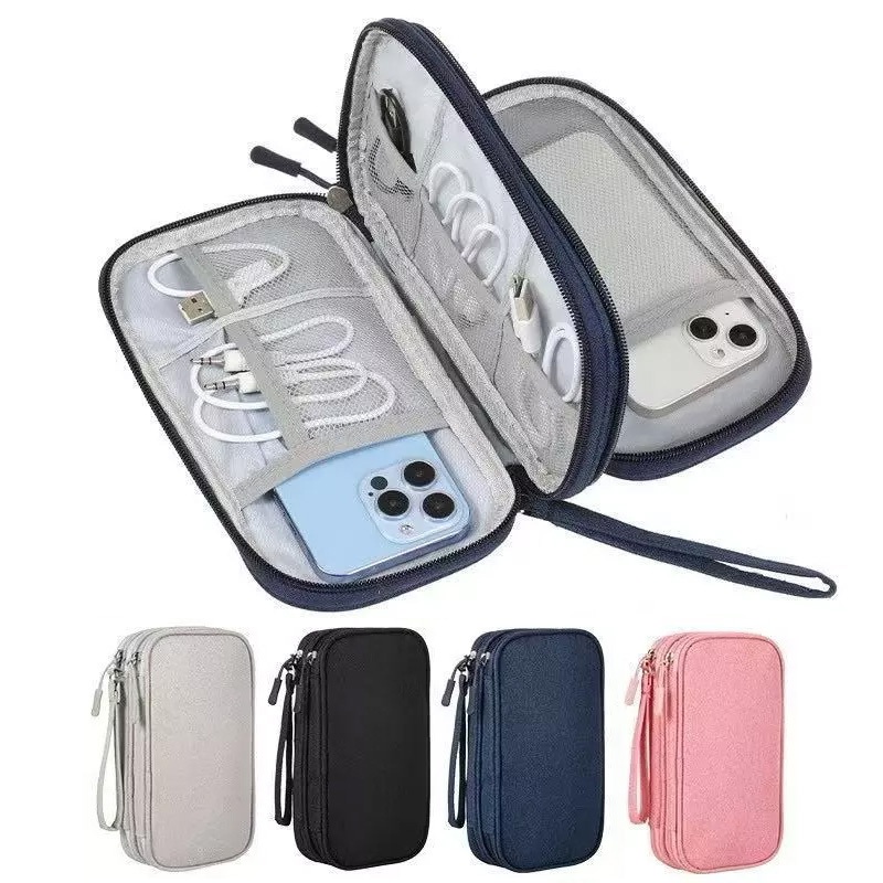 Organizador Eletrônico Portátil Bolsa Carregador De Cabo Caso De Armazenamento De Fone De Ouvido