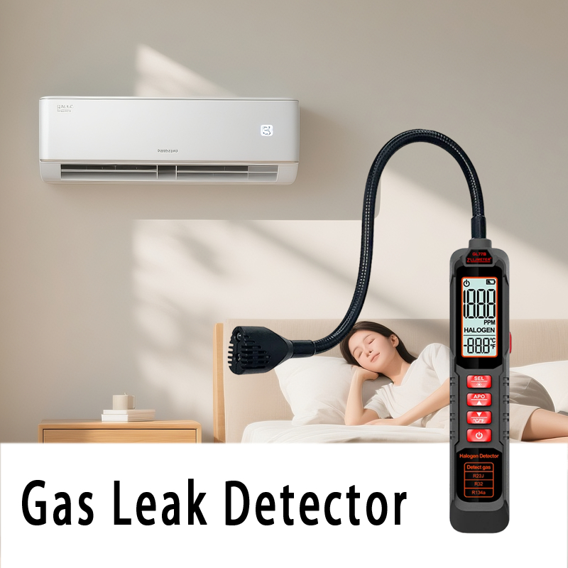 Um Conjunto Portátil Detector De Vazamento De Refrigerante Freon , Dispositivo De Teste De Ar Condicionado De Alta Preci
