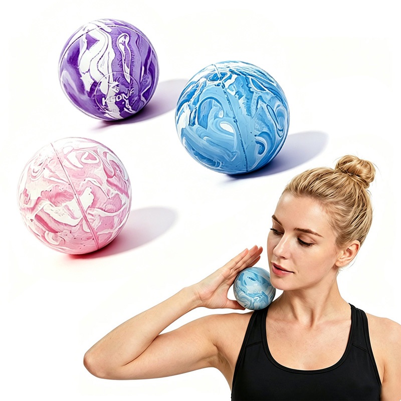 Massagem Bolas De Lacrosse Miofascial Relaxar Borracha Pé Volta Ombro Bola Yoga Fitness Tecido Profundo Relaxamento Musc