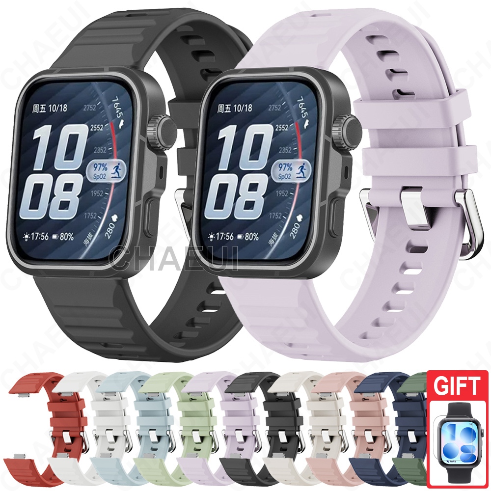 Pulseira De Silicone Durável Acessórios Para Huawei Watch Fit 5 Pro 4 3