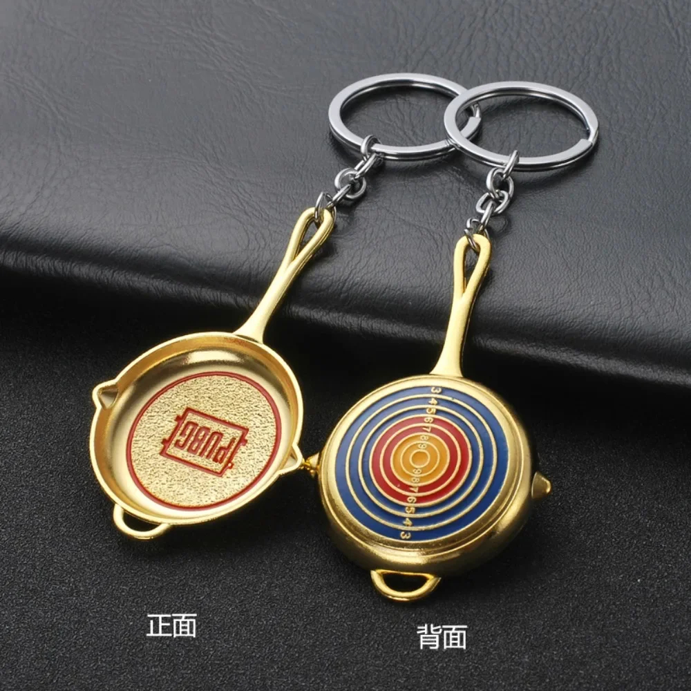 PUBG Game Pan Modelo Chaveiro Metal Fãs Presente Acessórios Para Chaves De Carro