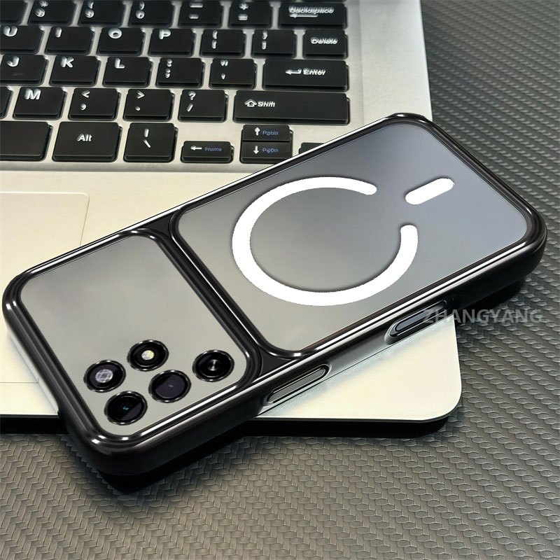 Capa Para Realme C85 C85 Pro 4G C83 Avançado Transparente silicone Grande Janela Caso De Telefone Com Estética Novo desi