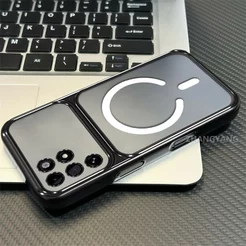 Capa Para Realme C85 C85 Pro 4G C83 Avançado Transparente silicone Grande Janela Caso De Telefone Com Estética Novo desi