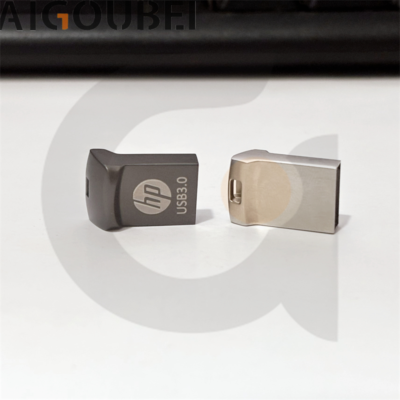Unidade De Armazenamento De Metal HP Mini U Pendrive USB 3.0 1GB 2GB 4GB 8GB 16GB 32GB 64GB 128GB 2TB À Prova D'água De