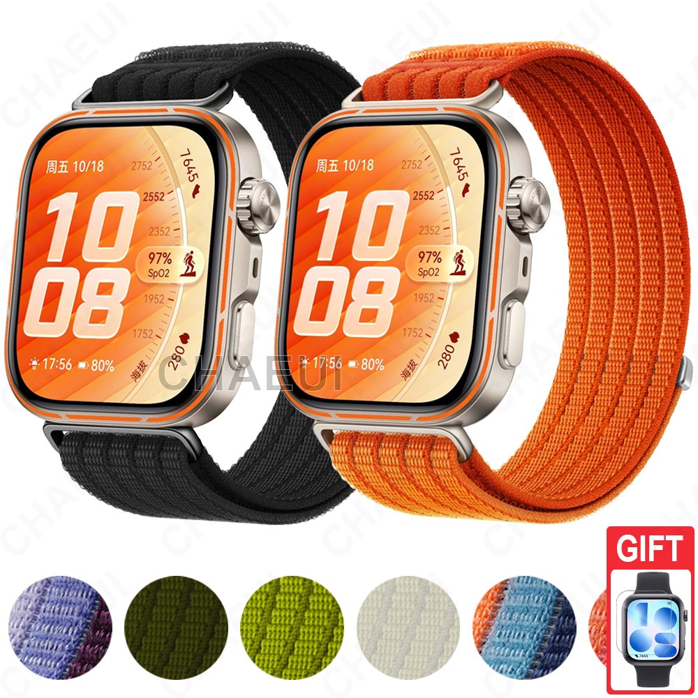Pulseira De Nylon Acessórios De Tecida Para Huawei Watch Fit 5 Pro 4 3