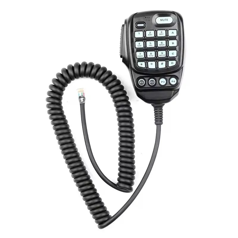 SSM-85D PTT MIC Alto-Falante Microfone FTM-300DR Carro Walkie Talkie 6Pin Para YAESU 400XDR FT-6000R 8900R 7900R 7800R 1
