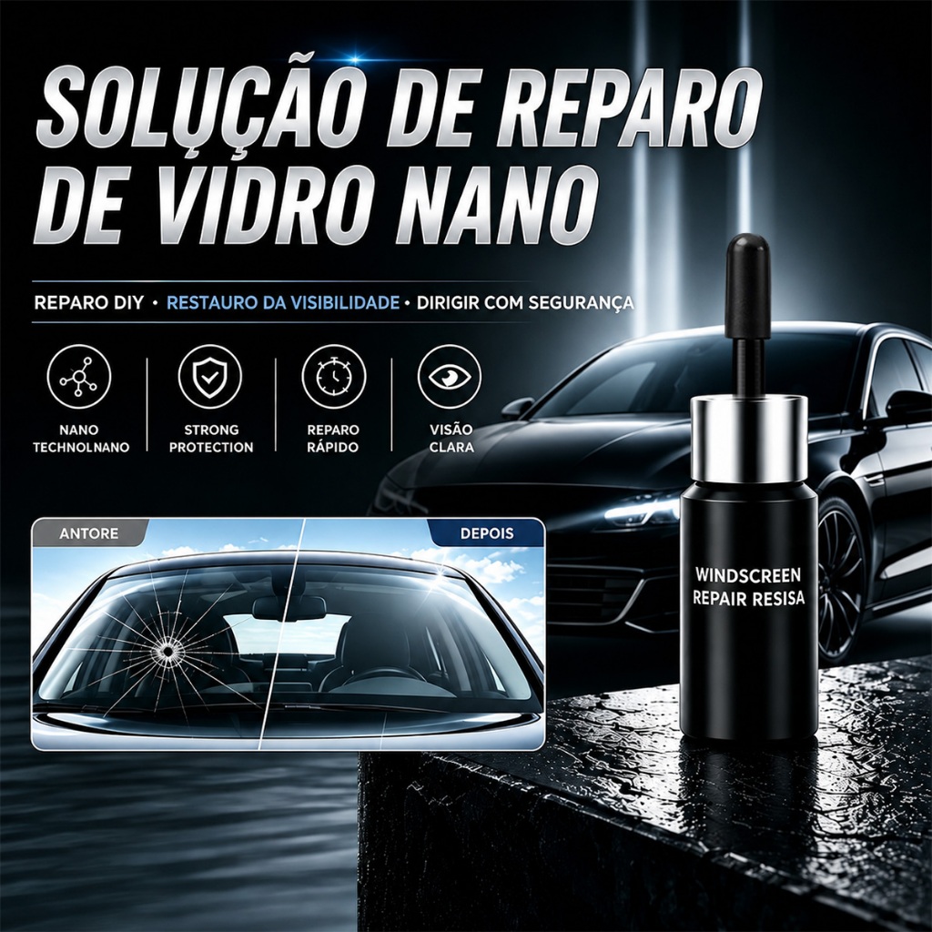 Equipamento De Reparo De Brisa De Carro Com Cauda De Vidro Aparado , Faça Você Mesmo , Janelas , Zero
