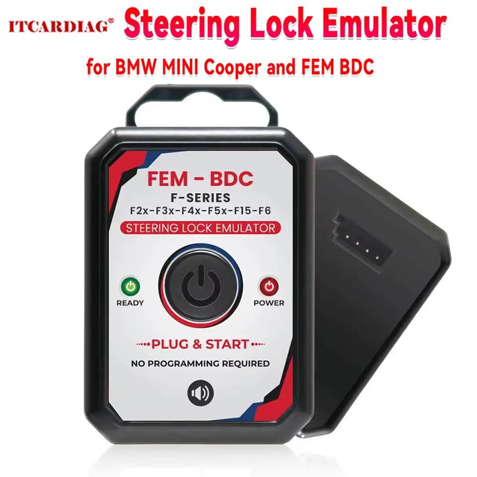 Emulador De Bloqueio De Direção Para Bmw Mini Cooper F-SERIES FEM/BDC F2x , F3x/, F15 , F16 , F4x , F5x Nenhuma Programa