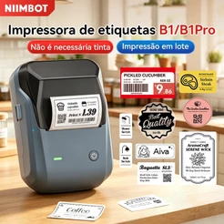 NIIMBOT B1/B1Pro Impressora de Etiquetas Portátil Bluetooth Preço Criador de Etiquetas Adesivas Sem Tinta