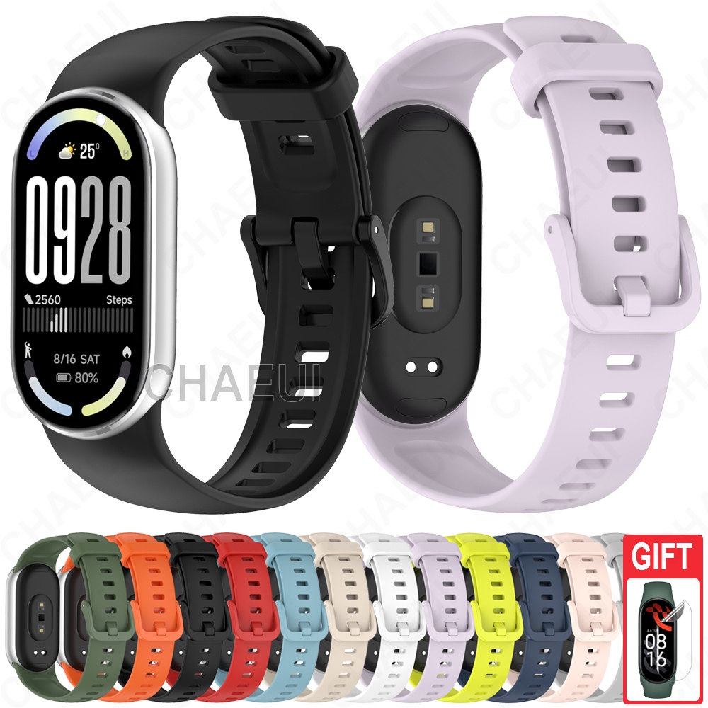 Pulseira De Silicone Durável , Acessórios Para Xiaomi Smart Band 10 9 8 / Band 1