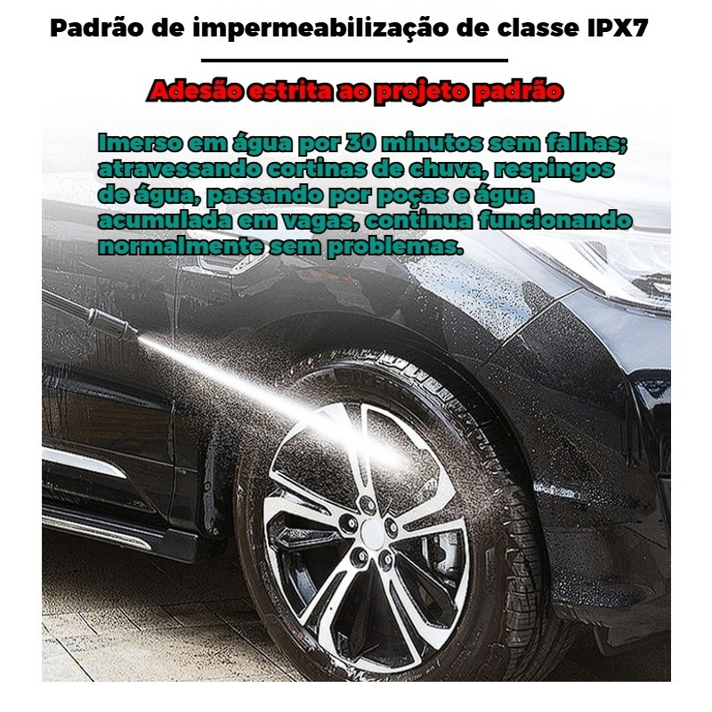 Sensor TPMS 4 Rodas Universal - Monitoramento em Tempo Real + Instalação Fácil sem Remover Pneus — imagem 2 de 2