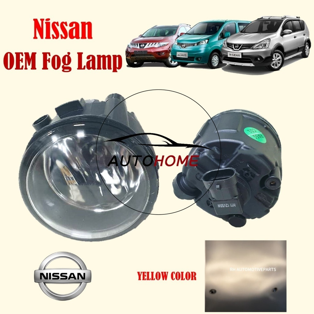 (Com blub) Luz De Nevoeiro Para Nissan Livina Xgear Xtrail T31 Evalia Latio Oem Valeo Pnp Murano 08 09 10 11 12 Tipo Ded