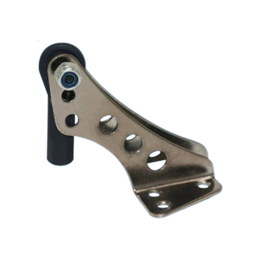 1 Conjunto De Chifres De Metal TOC + Parafuso Através Da Bola Cor Prata Para Peças De Acessórios RC Modelo Avião DIY